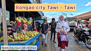 Bongao city Tawi  Tawi Island Walking tour downtown tawitawi crocodile island [upl. by Assilem]