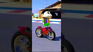 Superheroes Bike Jump test gta5 spiderman superman chimchim hulk gta spidermanvsironman [upl. by Enylhsa]