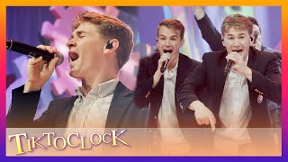 BYU Vocal Point brings out an amazing vocals  TiktoClock [upl. by Enylhsa]