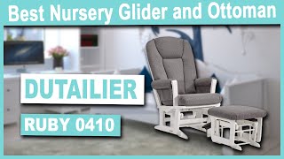 Dutailier Ruby 0410 Glider Recline with Nursing Ottoman  Best Nursery Glider and Ottoman [upl. by Valsimot]