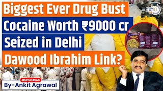 ED Launches Money Laundering Probe After Massive Drug Bust in Delhi  UPSC Current Affairs [upl. by Ardiek]