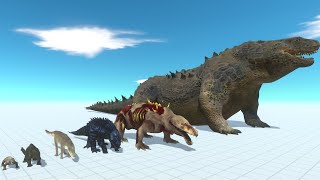 Deadly The Komodo Dragon OF Evolution Swallowing Animals Dinosaurs  Animal Revolt Battle Simulator [upl. by Fernald]