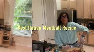 Authentic Italian Meatballs How to Make Meatballs Recipe  Italian Meatball Recipe [upl. by Eydie]