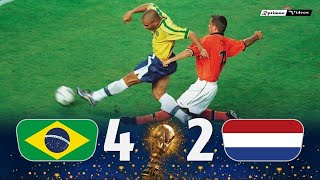 Brazil 1 4 x 2 1 Netherlands ● 1998 World Cup Semifinal Goals amp Highlights  Penalties HD [upl. by Asillam]