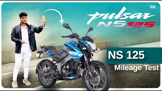 2024 Pulsar NS 125 Mileage Test 😱 Shocking mileage of NS 125 🔥 [upl. by Granoff658]