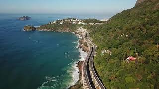 Drone São Conrado morning  Ipanema sun set 18 oct 2017  Mavic Pro [upl. by Nitsu291]