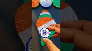 🇮🇳 Tricolour Glitter Painting On Shankh 🥰  Jay Hind shorts trending viral smb [upl. by Pirzada]