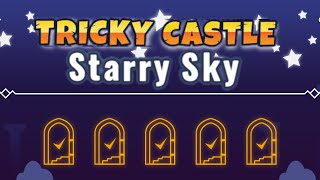 Tricky Castle Starry Sky ALL LEVELS  Gameplay Walkthrough [upl. by Nerw846]