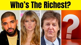 10 Richest Musicians In The World  Net Worth Wealth Fortune [upl. by Yecac]