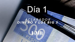 Aclarador Dinero y los Big 5 30x30 dia 1 [upl. by Laurens]