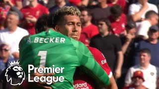 Roberto Firmino bids emotional farewell to Liverpool fans at Anfield  Premier League  NBC Sports [upl. by Ailana]