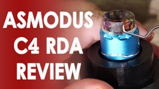 Asmodus C4 RDA Review ✌️🚭 [upl. by Ynotna]