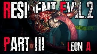 Resident Evil 2 Remake 2019 — Part 3  LICKER  Leon A RE2 Gameplay Walkthrough PS4 Pro [upl. by Dixon]