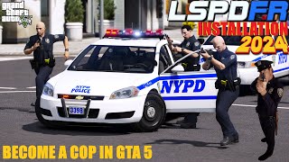 How To Install LSPDFR 049  Become A Police Officer  2024  gta5lspdfr lspdfrtutorials lspdfr [upl. by Killarney]