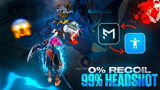 TalkBack and switch access settings free fire  0 Recoil 99 Headshot  after update ob46 [upl. by Cynthy764]