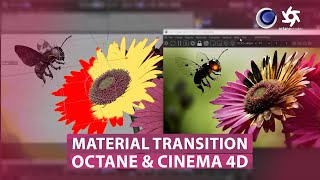 How to Transition Between Materials in Octane and Cinema 4d [upl. by Nauqes]