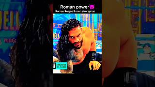 Roman Reigns vs Brown strongman shorts​short​viralvedio​ viralshort​ [upl. by Esinert266]