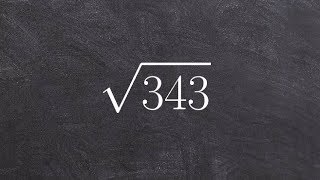 How to Simplify the Square Root of a Non Square Number [upl. by Hudson]