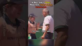 A Ball Girls Tears Made This Tennis Player Disqualified [upl. by Wera83]