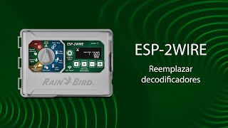 Controlador Rain Bird® ESP 2WIRE Reemplazar Decodificadores [upl. by Drawe]