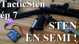 TactiSten ép7  Warfet micro switch et SEMI  n°367 [upl. by Boor]