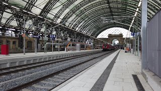 Züge in Dresden Hbf Trainspotting [upl. by Eilrahc170]