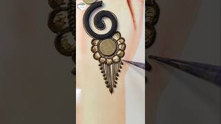 Beautiful trick mehndi design using mortin mehndi design videos new shorts youtubeshorts [upl. by Seldan]