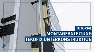 TEKOFIX  Für Fassaden ohne Wärmebrücken  Montage [upl. by Enrika]