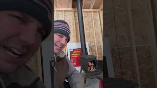 Seasoning a Cast Iron Wood Stove shorts [upl. by Gregor]