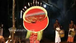 Dhooma Bhagavathy Theyyam at Vallikkunnam Illam Kannur [upl. by Sakhuja279]