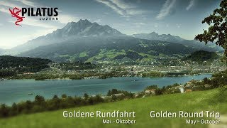 Pilatus Golden Round Trip  Pilatus Goldene Rundfahrt Dragon Ride [upl. by Eiryt]