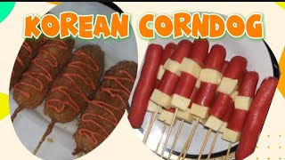 How to Make Korean Corn dog Home Made Corn dog Recipe Tastiest Yummy [upl. by Acirtap413]