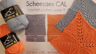 Week 9 Scheepjes CAL 2014  ENGLISH [upl. by Langer47]