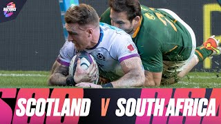 Scotland v South Africa  Extended Match Highlights  Autumn Nations Series [upl. by Anehc]