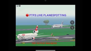 ROBLOX 🔴 AIRPLANE SPOTTING IN FLIGHT SIMULATOR PTFS  sub goal is 660 [upl. by Lutero]