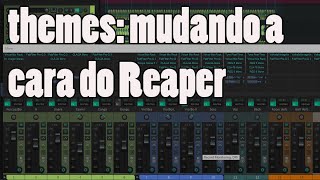 Mude a aparência do Reaper com os themes  BÁSICO 19 [upl. by Fevre766]