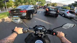 Dica para pilotos iniciantes como andar de moto no trânsito [upl. by Carmelle]