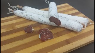 How to make pepperoni or pepperone Homemade Pepperoni [upl. by Dralliw475]