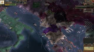 EU4  MEIOU and Taxes  Naples into Rome  02  Into the Balkans [upl. by Ahsotan]