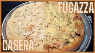 🔥 FUGAZZA de CEBOLLA Receta CASERA con QUESO 🔥  🍕 PIZZA de CEBOLLA y QUESO 🍕  CEBOLLA para PIZZA 🧀 [upl. by Neerom]