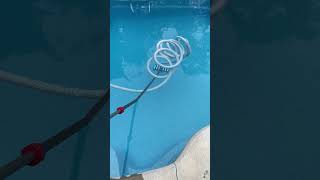 Vacuuming a gunite or fiberglass pool [upl. by Kirat]