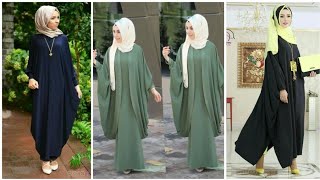 Latest Maxi Dresses with Hijab Style  Latest Abaya  Burkha Designs Dubai style Abaya designs [upl. by Sirraj]