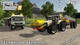 Spraying herbicide selling silage Animals on Felsbrunn Seasons  Farming Simulator 19  Episode 67 [upl. by Kester643]