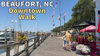 A Walk Around Beautiful Beaufort NC  My Favorite Coastal Small Town [upl. by Eesac]