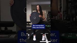 Bumper Plates VS Calibrated Plates gym weights certifiedtrainer [upl. by Norward]