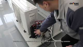 DLZLAC01 Air conditioner training equipment video [upl. by Eenahs]