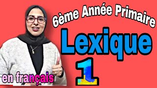 Lexique 1 Comment utiliser le dictionnaire Explication en français [upl. by Eri]