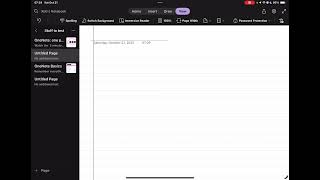 Taking notes on an iPad with Apple Pencil in OneNote [upl. by Dutch]