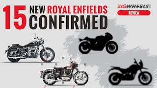 15 New Royal Enfields Coming By 2025  Himalayan 450 Classic 650 Bullet 350 And Himalayan 650 [upl. by Brest]