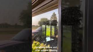 BeforeAfter Traditional Window Cleaning VERY SATISFYING [upl. by Cartie]